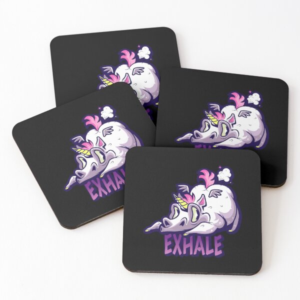 Item preview, Exhale Yoga Fart Unicorn  designed and sold by joabaj.
