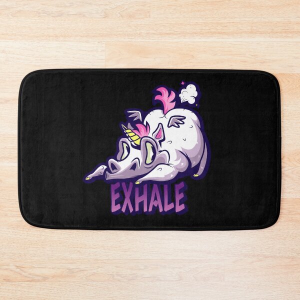Item preview, Exhale Yoga Fart Unicorn  designed and sold by joabaj.
