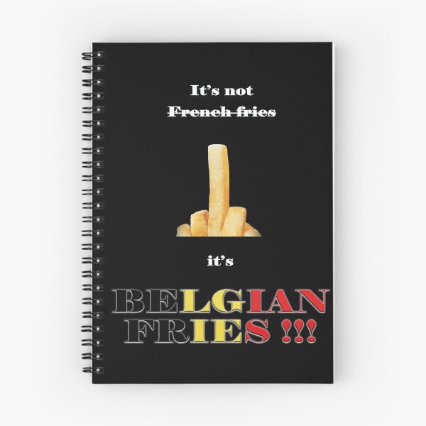 Item preview, Funny Belgian fries not French fries designed and sold by Dark Blue.