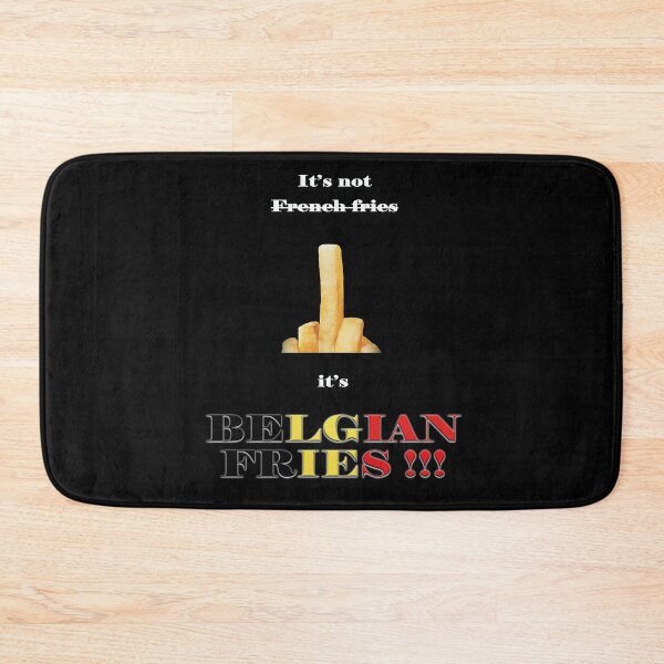 Item preview, Funny Belgian fries not French fries designed and sold by Dark Blue.