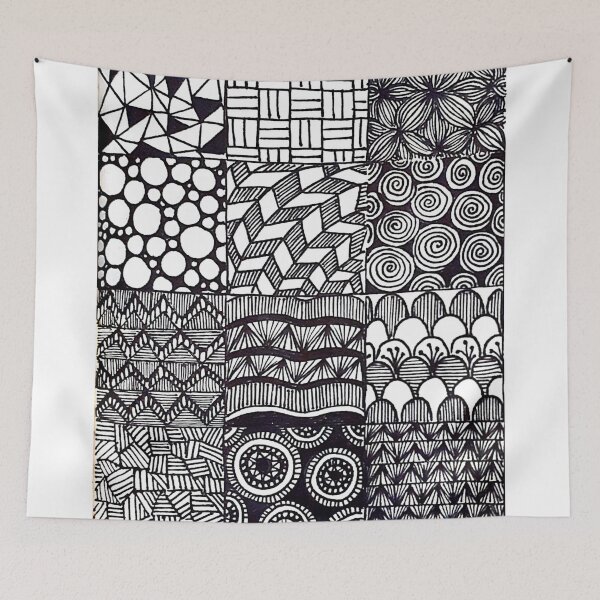 Item preview, geometric tribal patterns print designed and sold by KiwiBurrito.