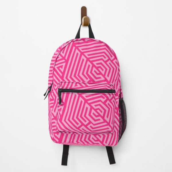 Item preview, Pink and White Maze Geometric Pattern designed and sold by WiccaFairy.