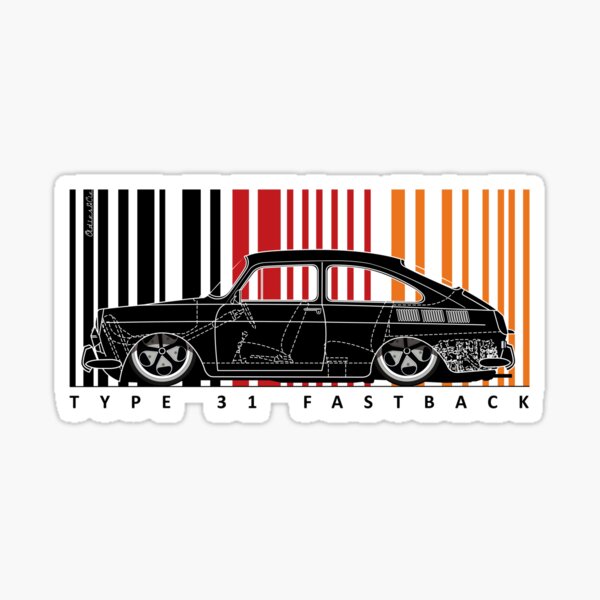 Aircooled 31 fastback Sticker
