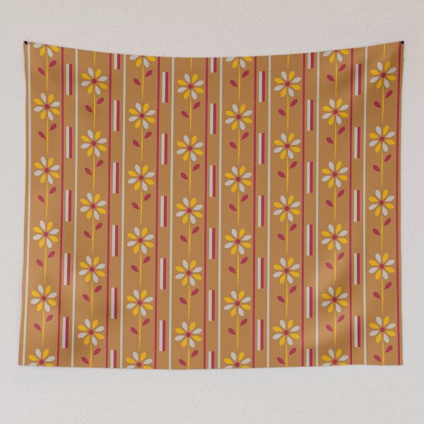 Item preview, Batik Daisies -Earthy designed and sold by BumbleChynxBee.