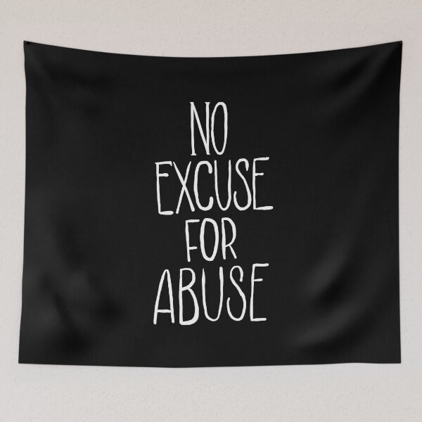 Item preview, No Excuse For Abuse designed and sold by thaneydesign.