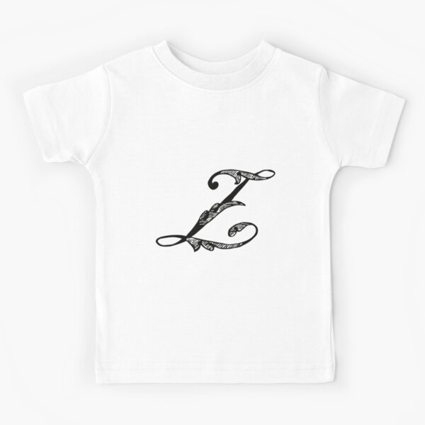 Vintage Stylish Black and White Monogram Letter J Kids T-Shirt for Sale by  Vintage-TM