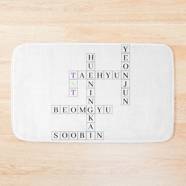 Item preview, TXT Crossword Puzzle designed and sold by More-Than-Kin.