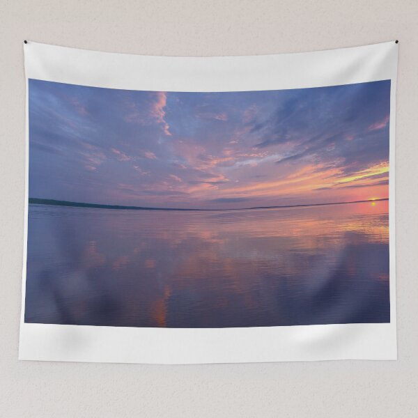 Item preview, Amazing sunset colors on the lake designed and sold by yarvin13.