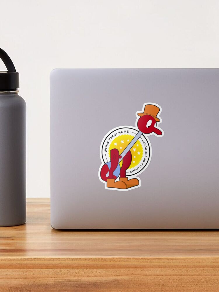 Work from home - Employee of the Month Sticker