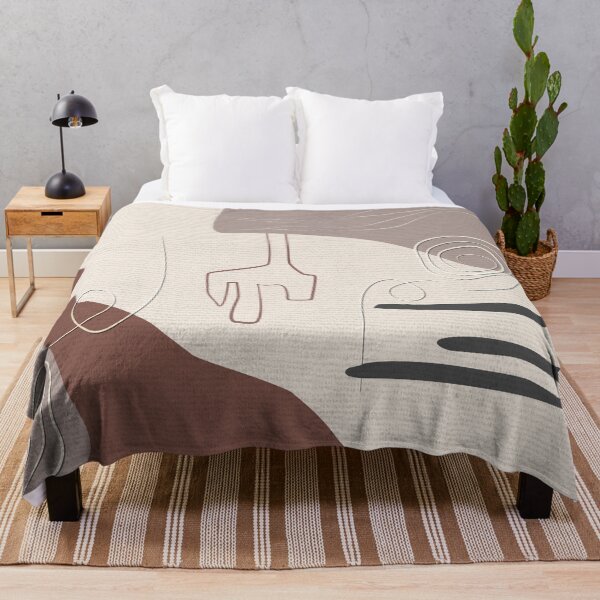 Item preview, Abstract - Go with the Flow 2 in Muted Mauve and Aubergine designed and sold by simplydesignart.
