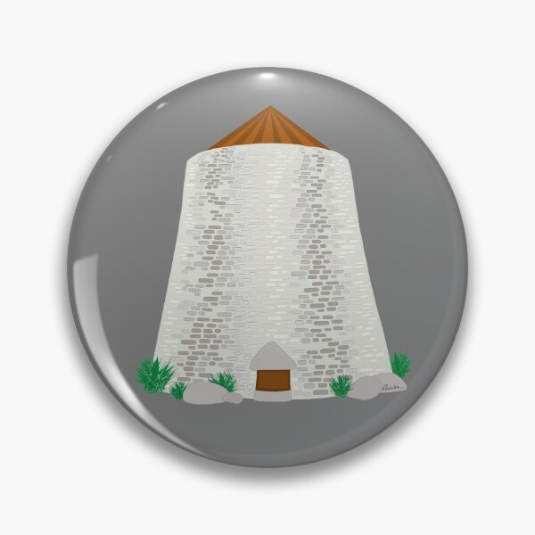 Item preview, Iron Age Broch - Grey designed and sold by EllieofSkye.