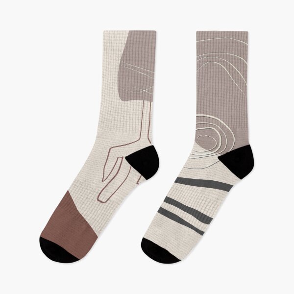 Item preview, Abstract - Go with the Flow 2 in Muted Mauve and Aubergine designed and sold by simplydesignart.