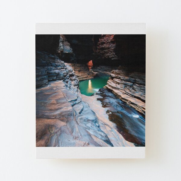 Hancock Gorge Wood Mounted Print