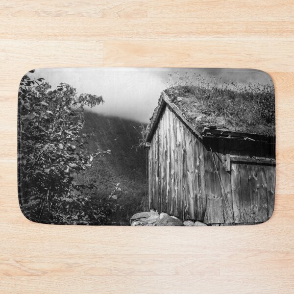 Item preview, Old Mountain Cabin - Black & White designed and sold by Nicklas81.