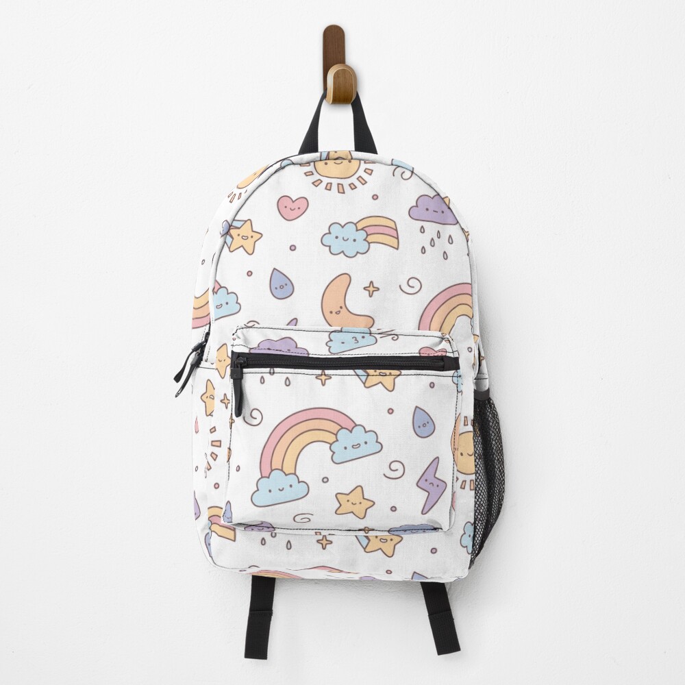 Cute Pastel Weather Doodles Backpack