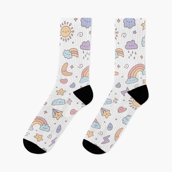 Item preview, Cute Pastel Weather Doodles designed and sold by rustydoodle.
