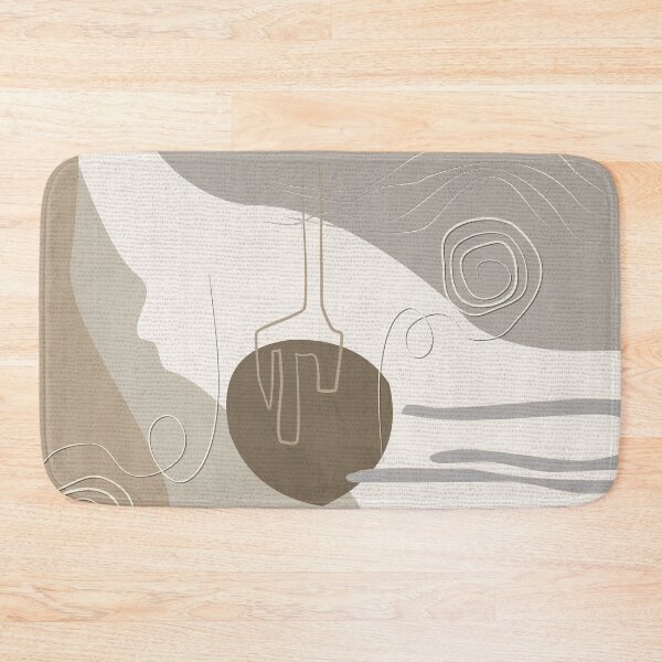 Item preview, Abstract - Go with the Flow 2 in Beige designed and sold by simplydesignart.