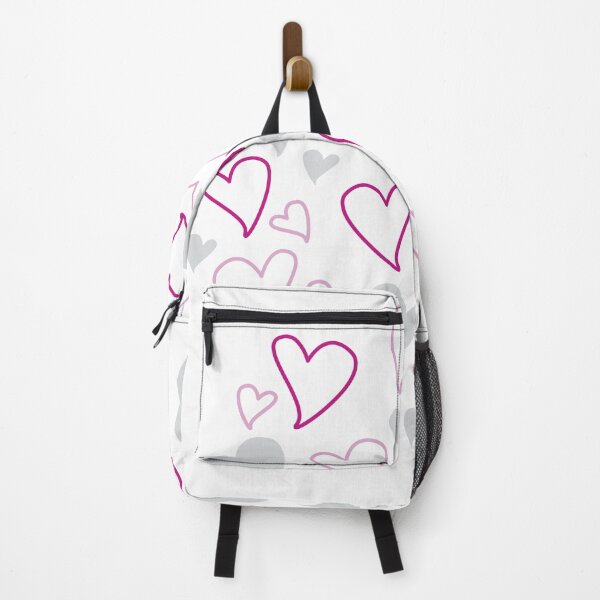 Item preview, grey and pink heart designed and sold by CREATINERY.