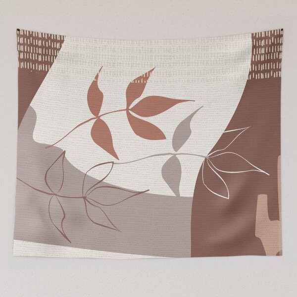 Item preview, Abstract - Go with the Flow 3 in Muted Mauve and Aubergine designed and sold by simplydesignart.