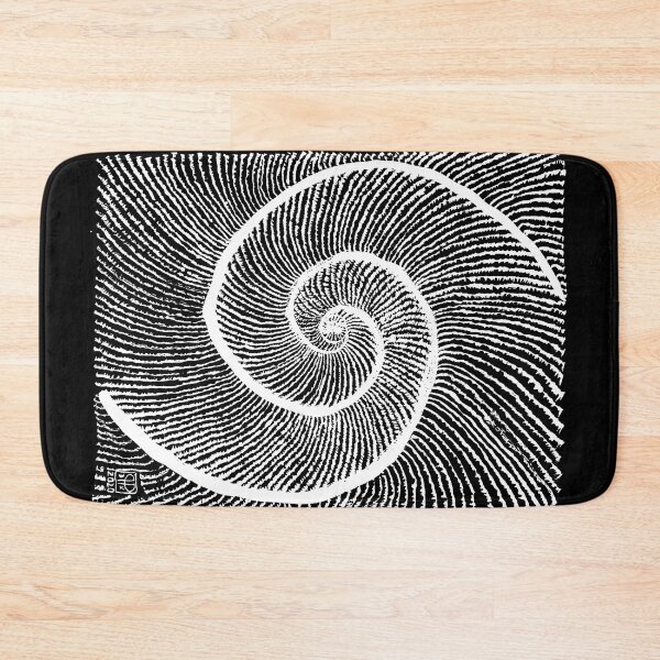 Item preview, Double shell Fibonacci spiral Golden spiral White designed and sold by Pragonette.