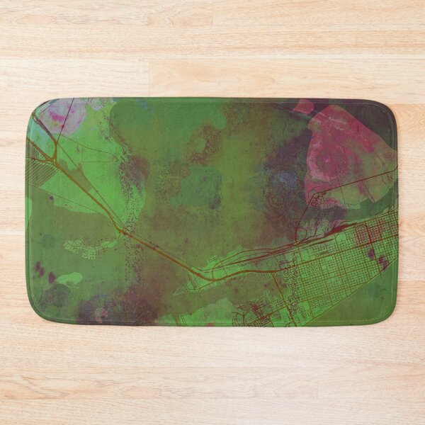 Item preview,  Galveston Texas Street Map Art Watercolor Green Planet designed and sold by IvonDesign.