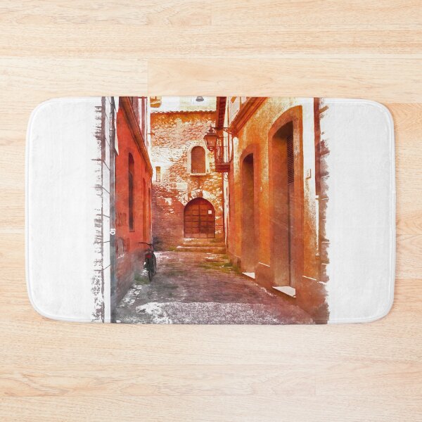 Item preview, Teramo: alley with church designed and sold by Giuseppe Cocco.