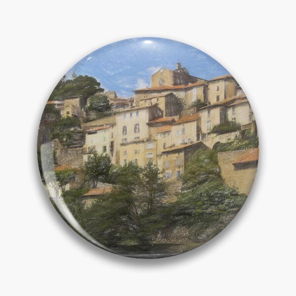Item preview, Roquebrun Above The River Orb Digital Art designed and sold by IanWL.