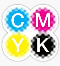 CMYK 2 Sticker