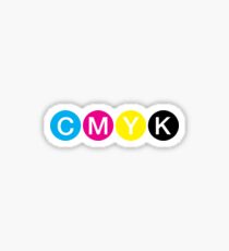 CMYK 3 Sticker