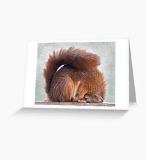 So is this what they call the Lotus Position? Greeting Card