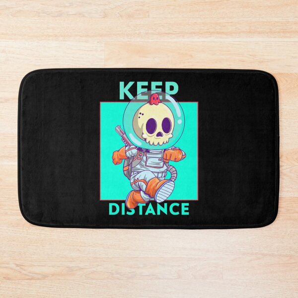 Item preview, Keep Distance Happy SkullFace Astronaut  designed and sold by ShineEyePirate.