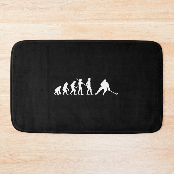 Item preview, Human Evolution Ice hockey Player designed and sold by losttribe.