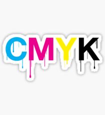 CMYK 6 Sticker