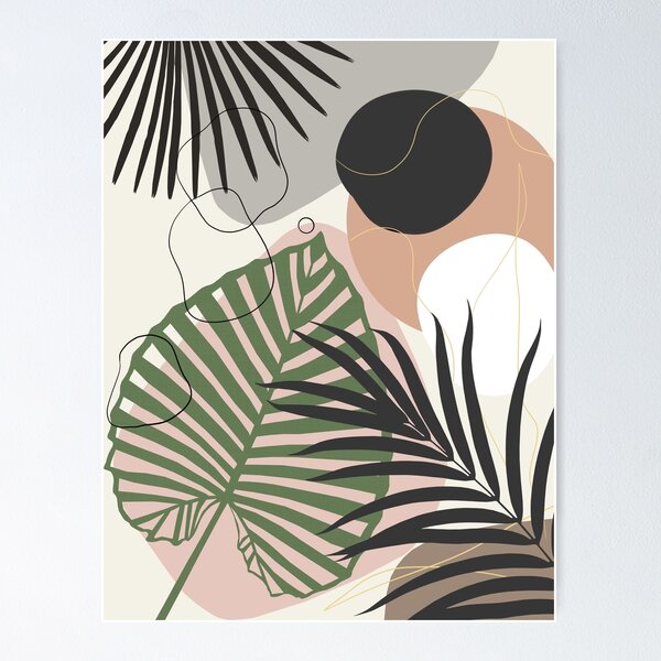 Item preview, Minimal Jungle Leaves Finesse #2 #tropical #decor #art  designed and sold by Anita's & Bella's Art.