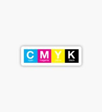CMYK 9 Sticker