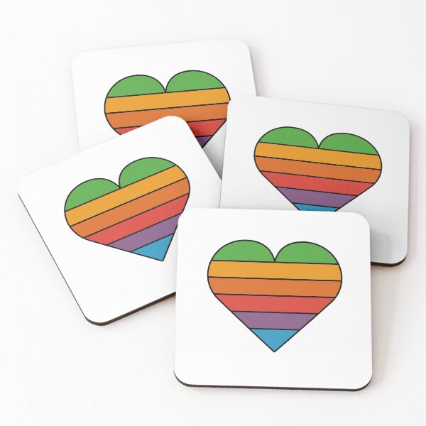 Item preview,  Rainbow Heart Apple designed and sold by elisocola.