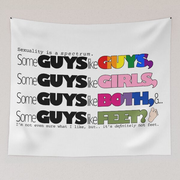 Item preview, Love, Victor - Some guys like... feet? (for light backgrounds) designed and sold by The Shop @ Freaking Narnia.