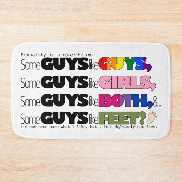 Item preview, Love, Victor - Some guys like... feet? (for light backgrounds) designed and sold by The Shop @ Freaking Narnia.