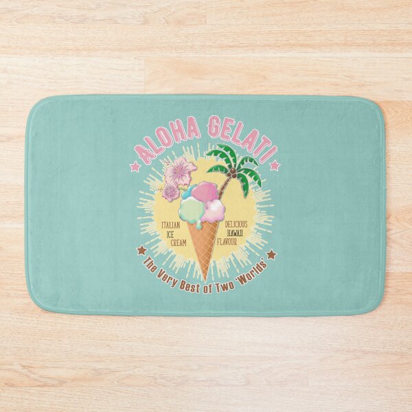 Item preview, ALOHA GELATI - The Very Best of Two Worlds (Vintage Style Ice Cream Print) designed and sold by Colette van der Wal.