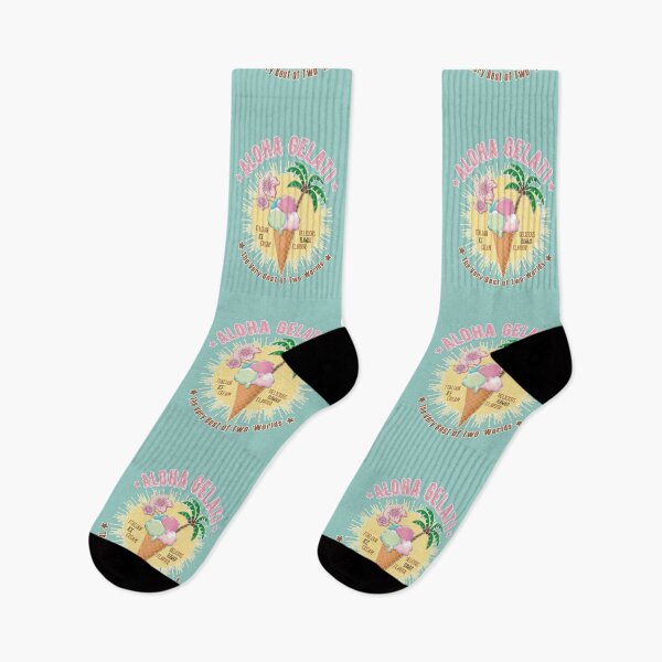 Item preview, ALOHA GELATI - The Very Best of Two Worlds (Vintage Style Ice Cream Print) designed and sold by Colette van der Wal.