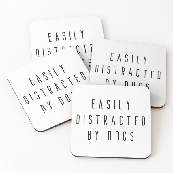Item preview, Easily Distracted By Dogs Dog Lover  designed and sold by JustCreativity.