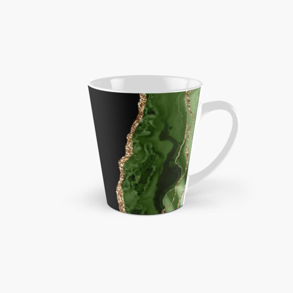 Item preview, Abstract Emerald Green & Gold Modern Geode Agate Design designed and sold by Paulele.