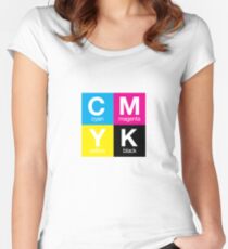 CMYK 11 Women's Fitted Scoop T-Shirt