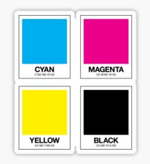 CMYK 12 Sticker