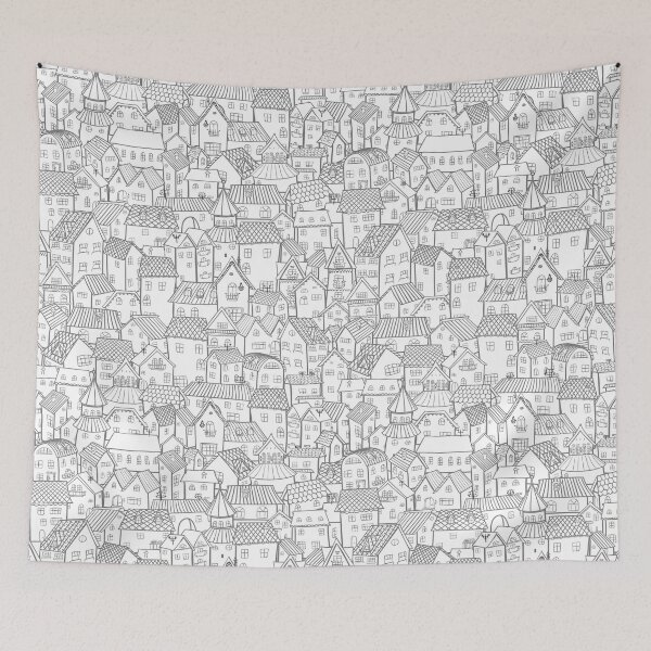 Item preview, Cute Cartoon town.  designed and sold by lantica.