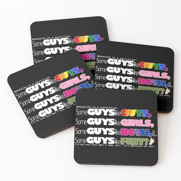 Item preview, Love, Victor - Some guys like... feet? (for dark backgrounds) designed and sold by The Shop @ Freaking Narnia.