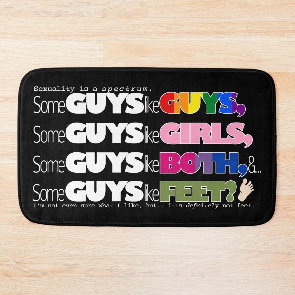 Item preview, Love, Victor - Some guys like... feet? (for dark backgrounds) designed and sold by The Shop @ Freaking Narnia.