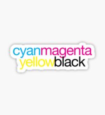 CMYK 18 Sticker