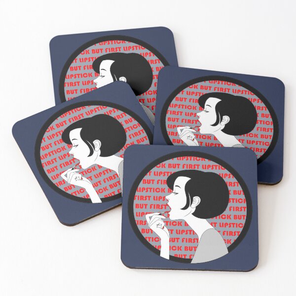 Item preview, But First Lipstick designed and sold by sreesha.