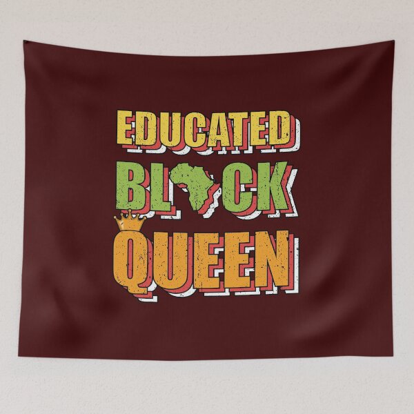 Item preview, Educated Black Queen Gift African American Pride designed and sold by BoldNewLook.